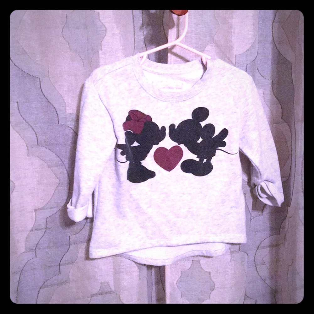Minnie and Mickey sweatshirt